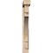 Ekena Millwork Merced Block Smooth Bracket w/ Offset Brace, Douglas Fir, 5 1/2"W x 36"D x 44"H BKT0604X36X44MRC05SDF - alternate 2